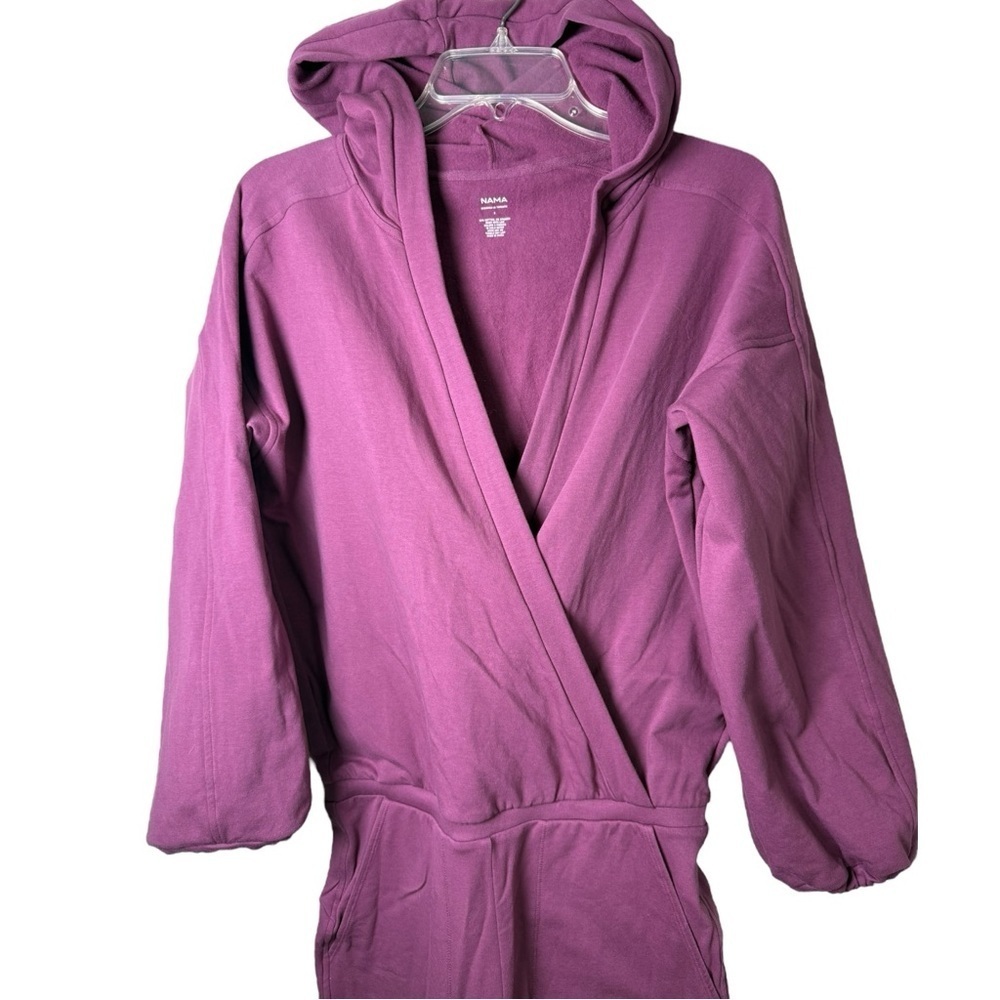 Nama Enlighten Onesie Size XS Purple Cotton Hooded Loungewear Jumpsuit - Picture 6 of 11